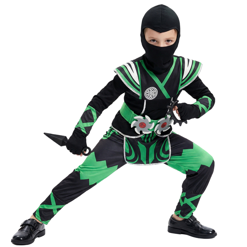 Anime Cosplay Outfit Girl - Japanese Ninja Costume Set for Children
