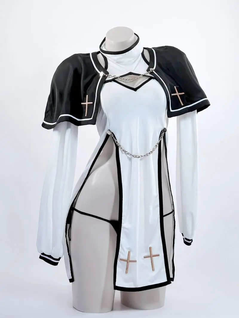 Anime Cosplay Nun - 2025 Original Design Purgatory Priest Cosplay