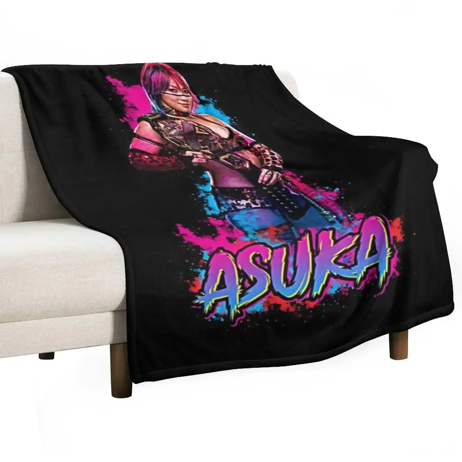 Asian Cosplay Anime - Asuka Asian Wrestler Throw Blanket Kid'S