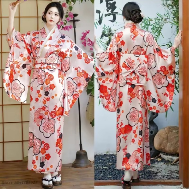 Asian Cosplay Anime - Japanese Kimono Cosplay Costume Vintage Asian