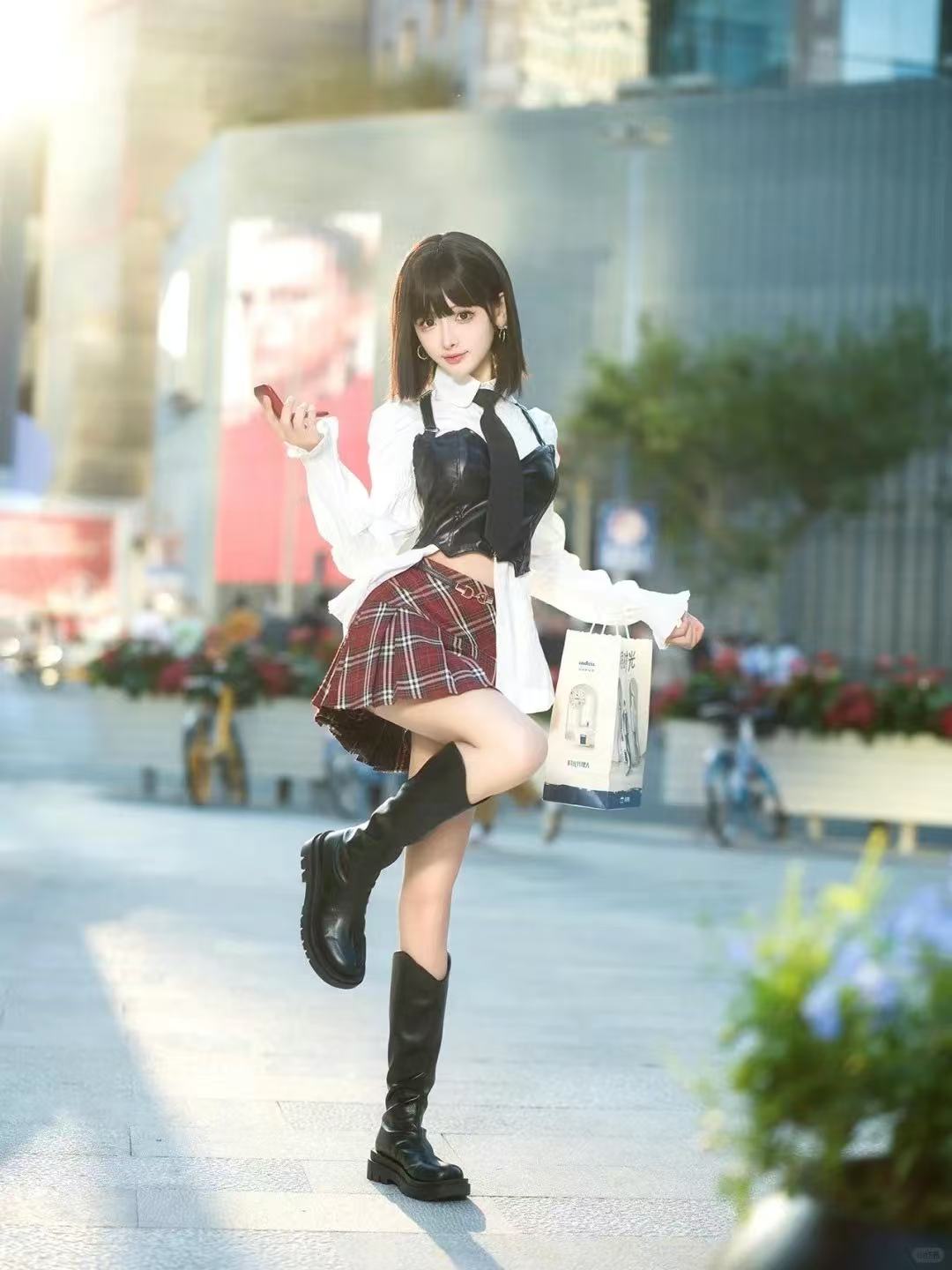 Anime Cosplay Outfit Girl - Link Click Qiao Ling Rin Jo