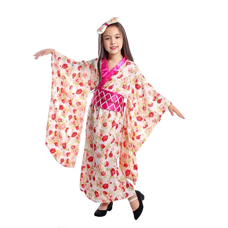 Girl Japanese Kimono Suit Trad - Asian Cosplay Anime 评论和价格