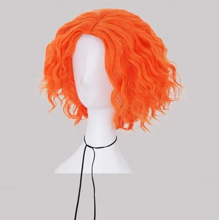 Mad Hatter Cosplay Wigs Short  - Anime Cosplay Orange Hair 评论和价格