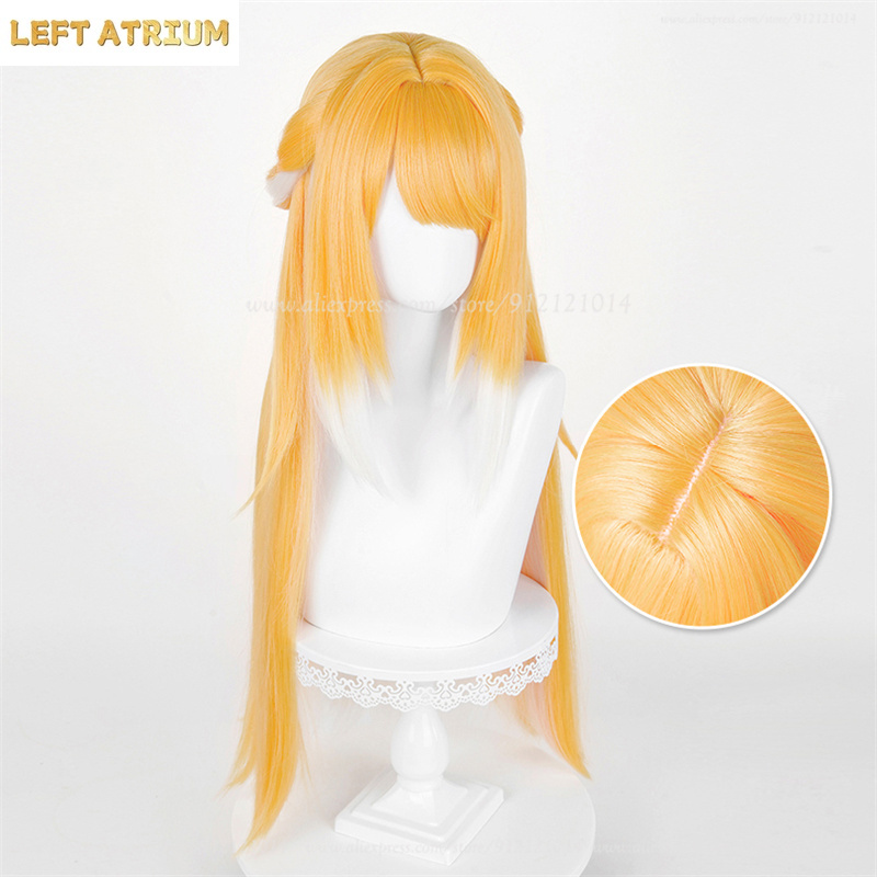 ZZZ Ju Fufu Cosplay Wig Orange - Anime Cosplay Orange Hair 评论和价格