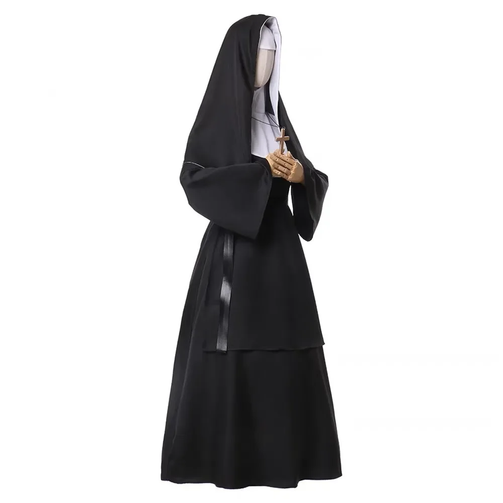 2026 Women Nun Costumes Maria  - Anime Cosplay Nun 评论和价格