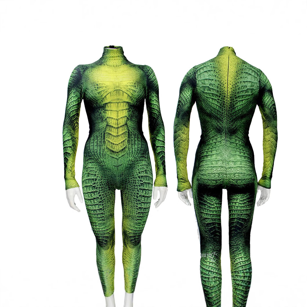 Reptile Animal performance cos - Anime Cosplay Jumpsuit 评论和价格