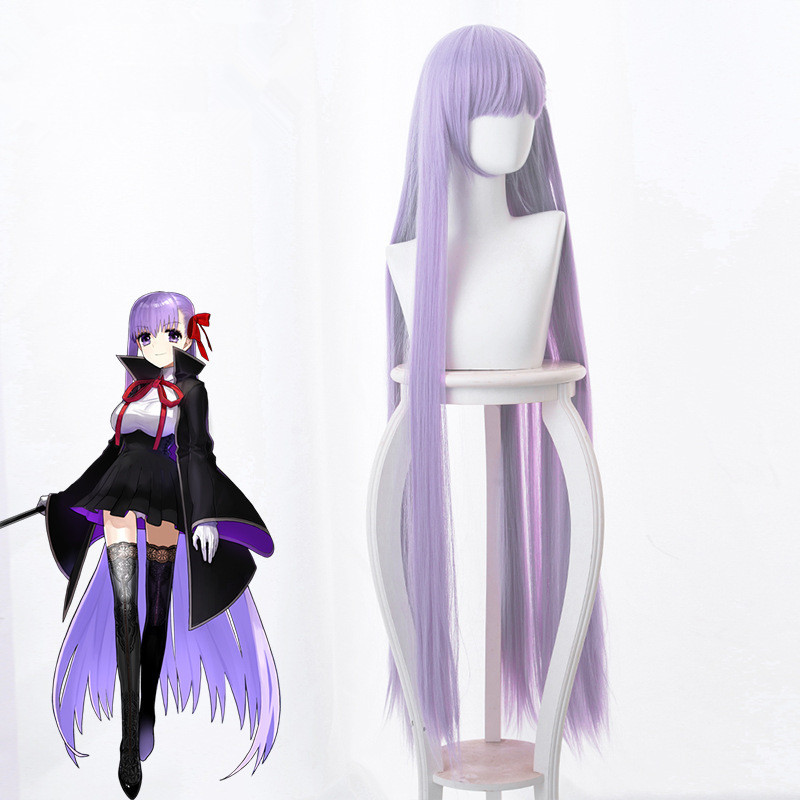Fate EXTRA CCC Cosplay Wig BB  - Anime Cosplay Girl With Black Hair 评论和价格