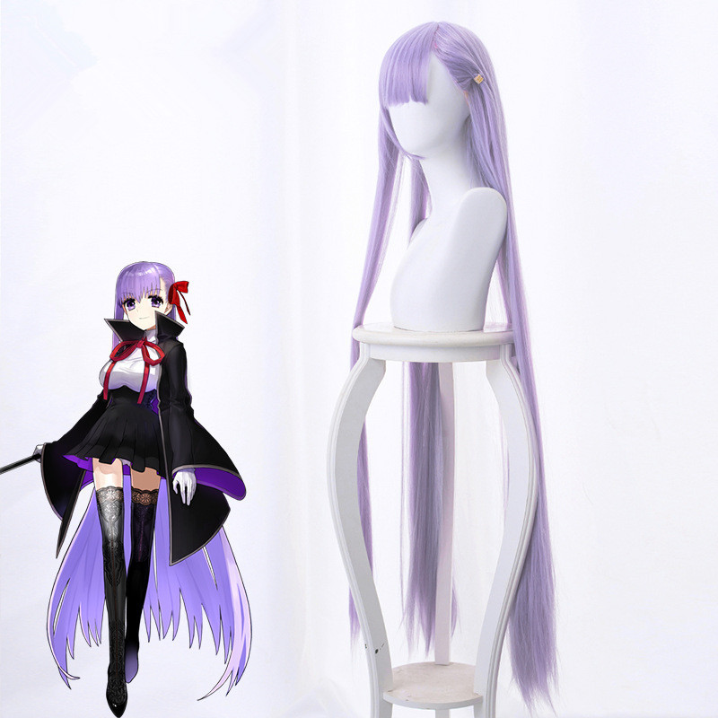Fate EXTRA CCC Cosplay Wig BB  - Anime Cosplay Girl With Black Hair 评论和价格