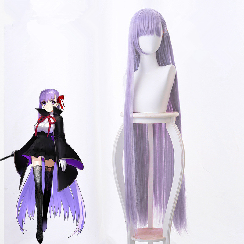 Fate EXTRA CCC Cosplay Wig BB  - Anime Cosplay Girl With Black Hair 评论和价格
