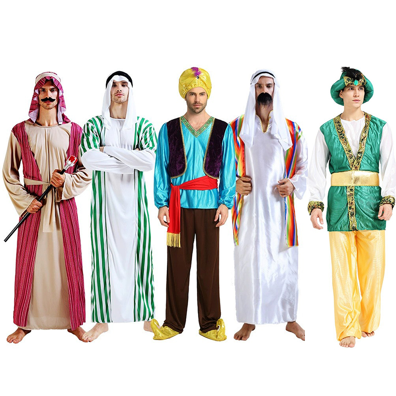 Men Cosplay Aladdin Lamp Genie - Anime Cosplay India 评论和价格