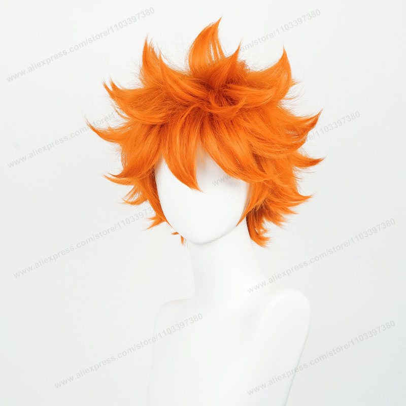 Hinata Shoyo Cosplay Wig 26cm  - Anime Cosplay Orange Hair 评论和价格