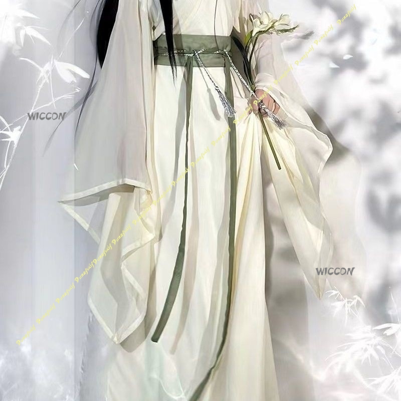 Chinese Hanfu Large-sleeved Cr - Anime Cosplay Girl With Black Hair 评论和价格