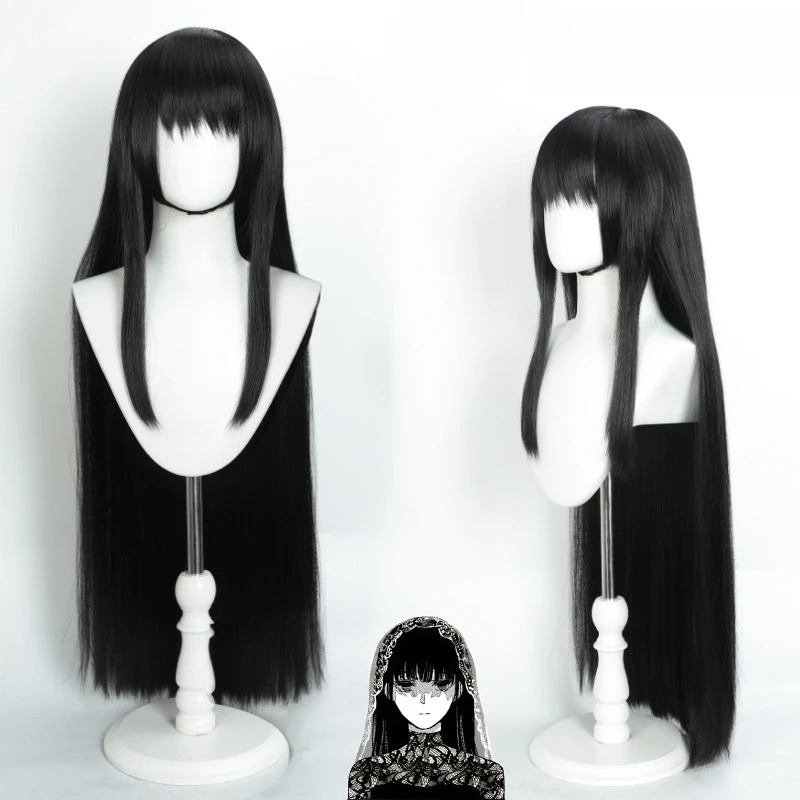 2025 11 Wig Gothic Taro Anime  - Anime Cosplay Girl With Black Hair 评论和价格