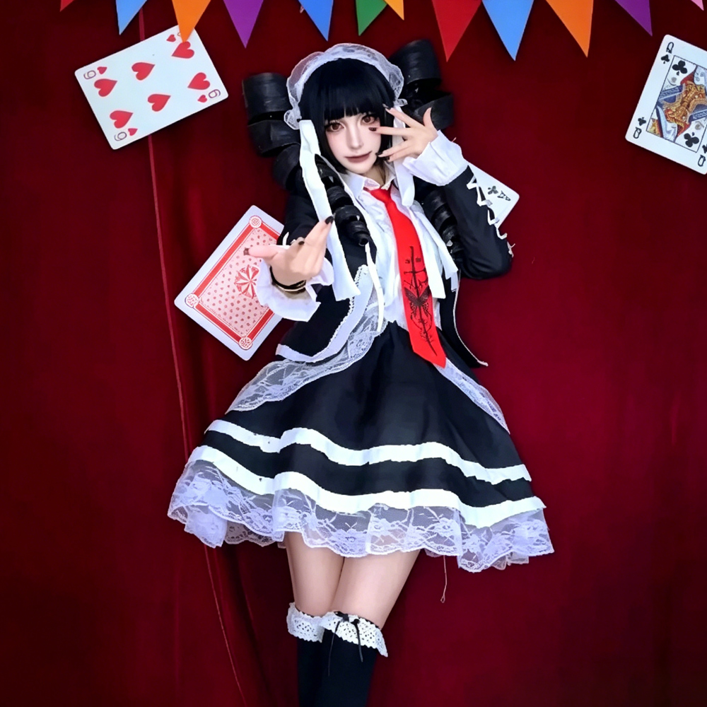 Dangaronpa Celestia Ludenberg  - Anime Cosplay Kostüm 评论和价格