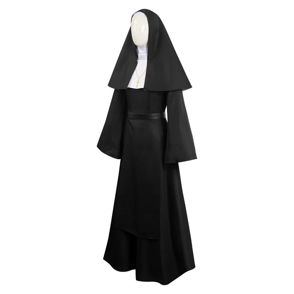 Nun Costume for Women Scary Ha - Anime Cosplay Nun 评论和价格