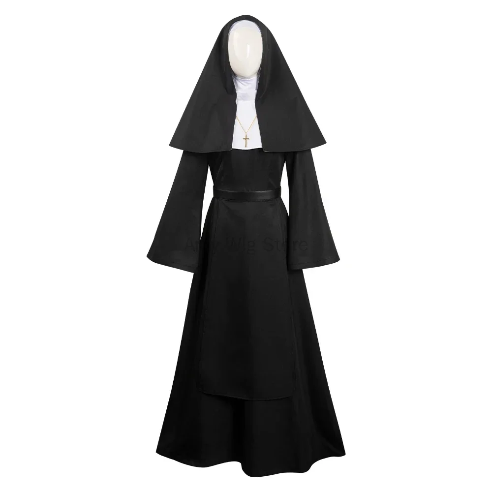 Nun Costume for Women Scary Ha - Anime Cosplay Nun 评论和价格