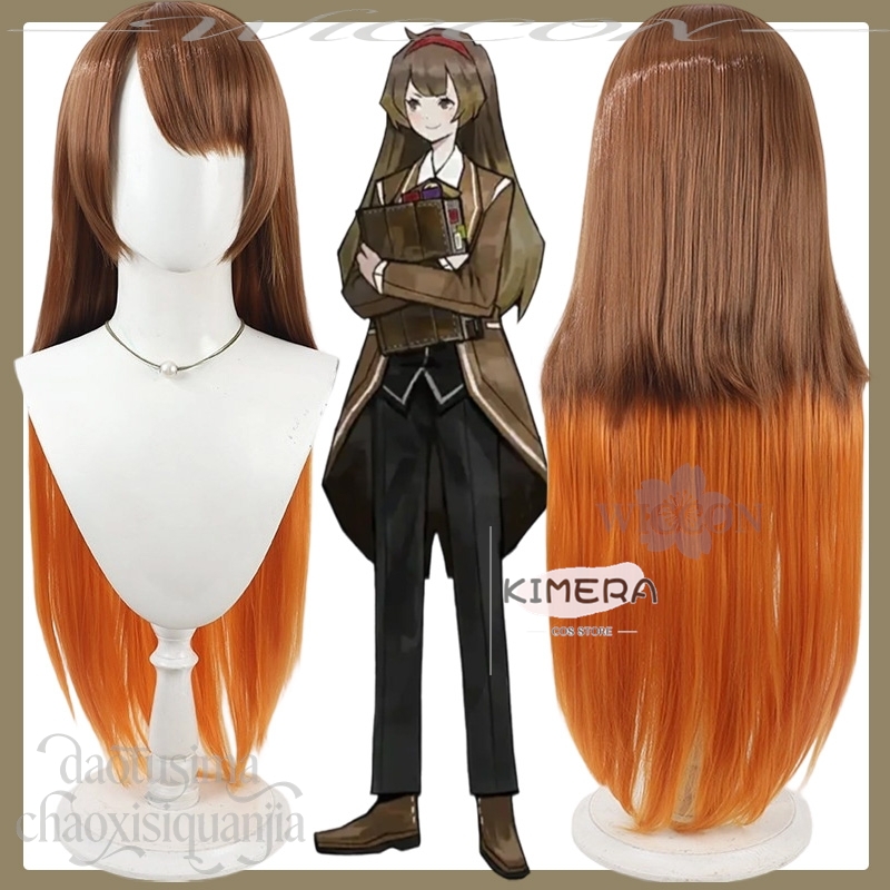 Malkuth Cosplay Anime Game Lib - Anime Cosplay Orange Hair 评论和价格