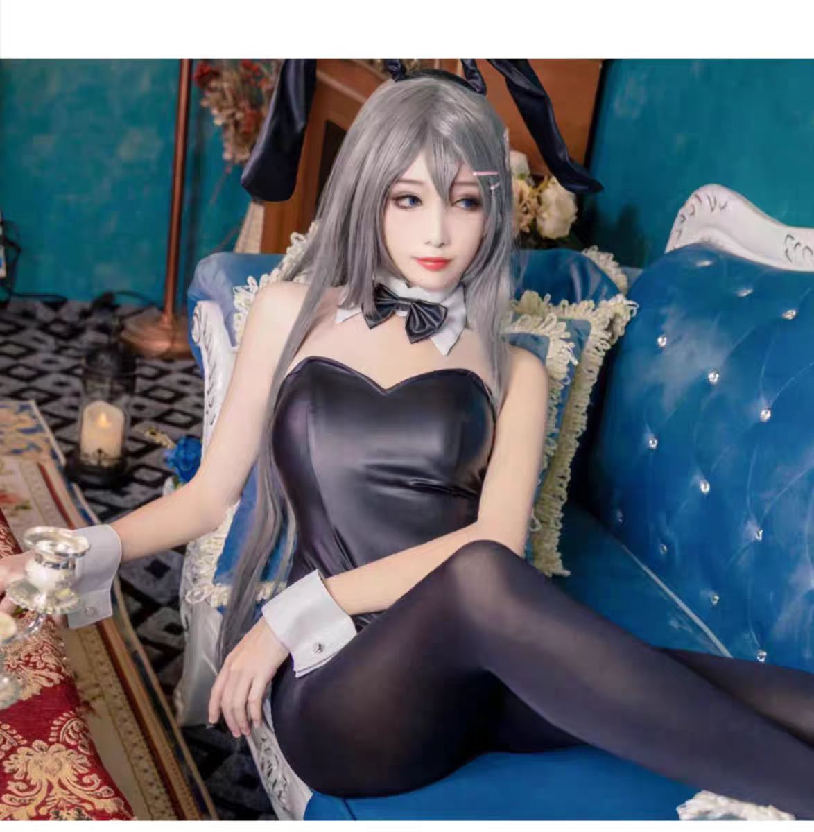 Sexy Bunny Girl Sakurajima Mai - Anime Cosplay Jumpsuit 评论和价格