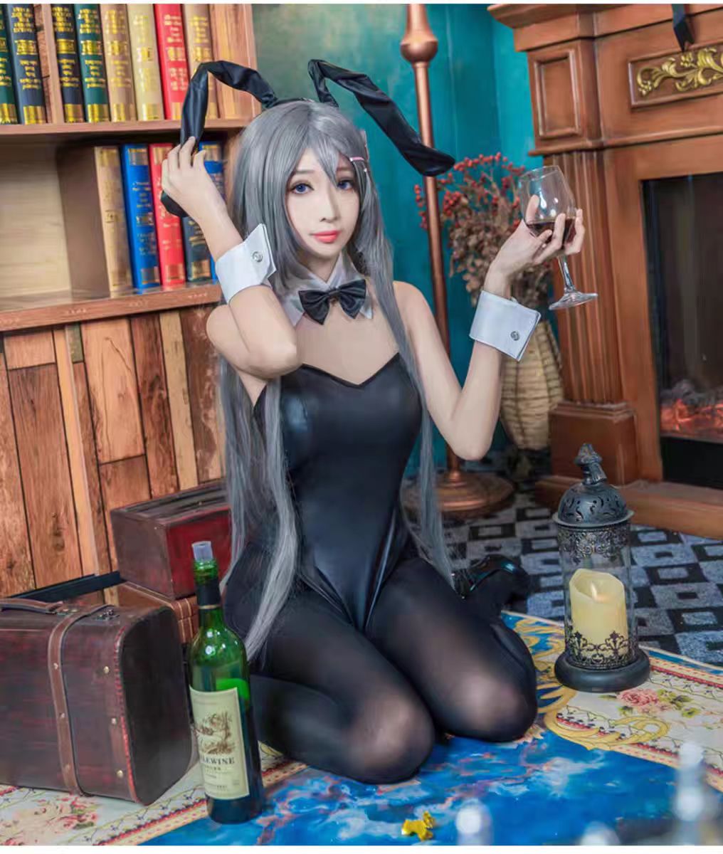 Sexy Bunny Girl Sakurajima Mai - Anime Cosplay Jumpsuit 评论和价格