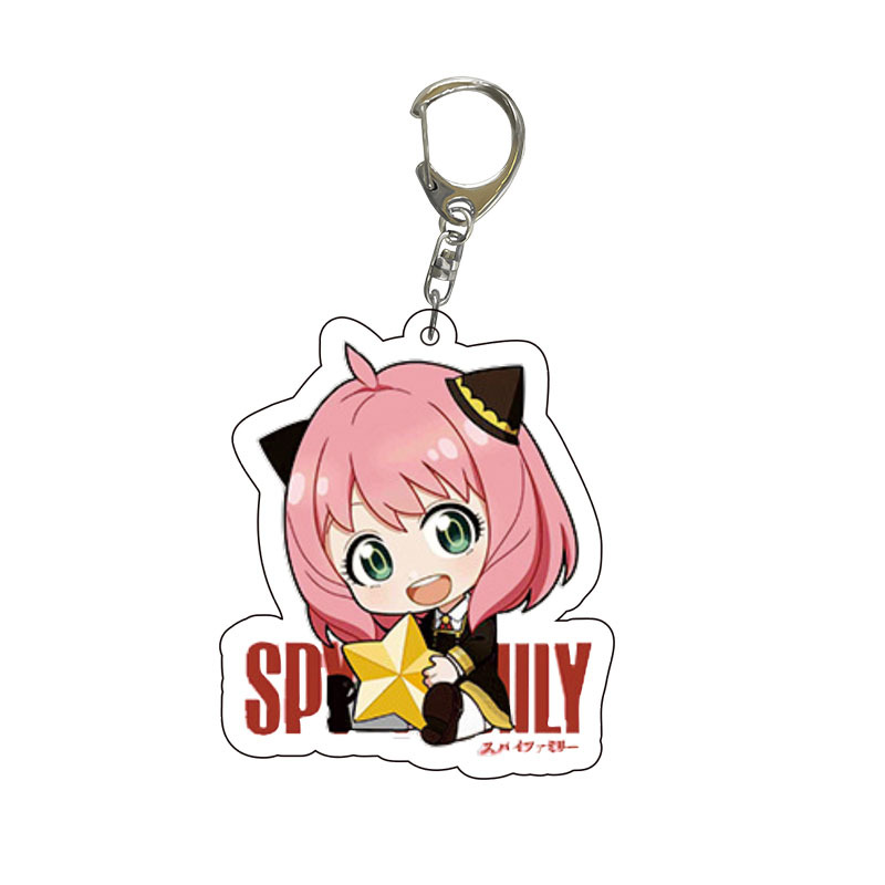Spy x Family Acrylic Keychain  - Anime Cosplay Anya 评论和价格