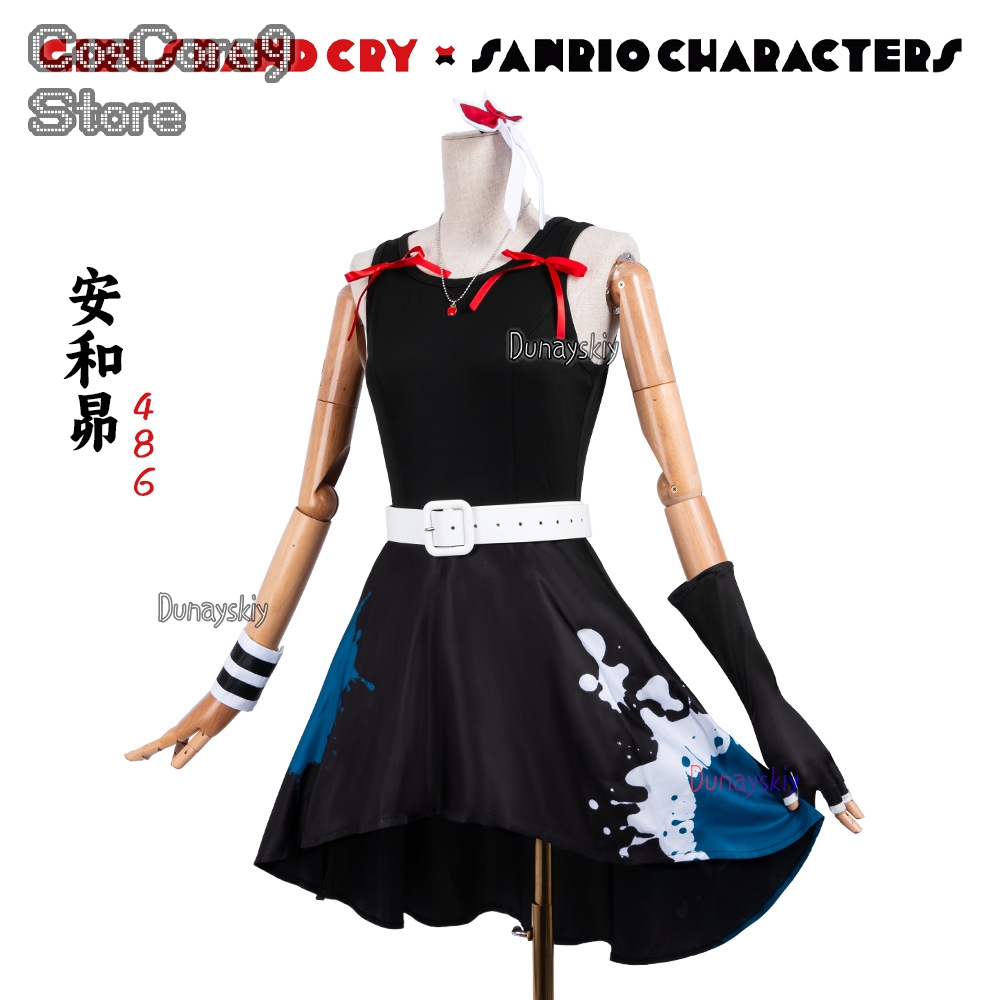 Subaru Awa Cosplay 코스프레 Black  - Anime Cosplay Girl With Black Hair 评论和价格