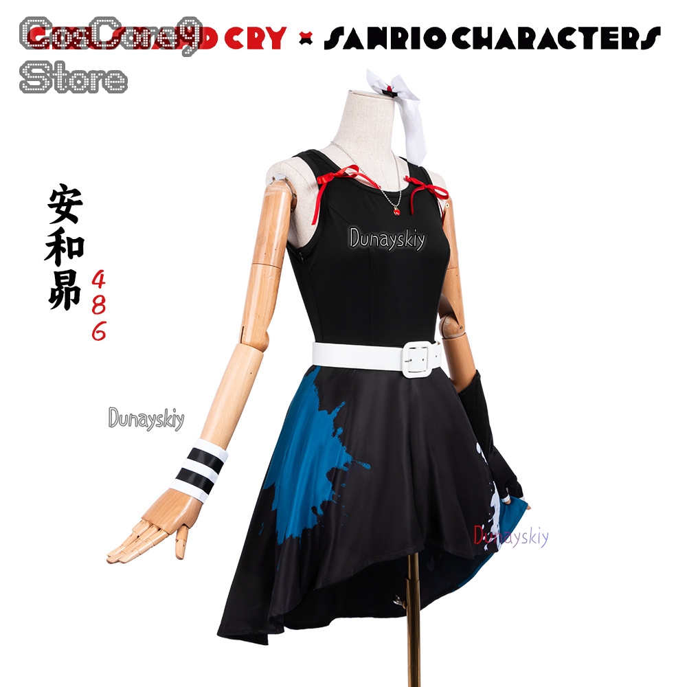 Subaru Awa Cosplay 코스프레 Black  - Anime Cosplay Girl With Black Hair 评论和价格