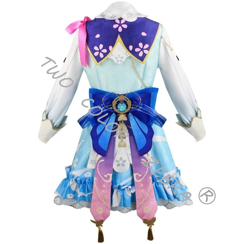 Kamisato Ayaka Cosplay Spiel G - Anime Cosplay Kostüm 评论和价格