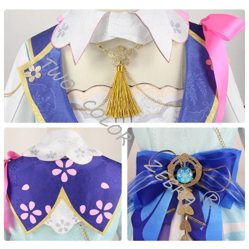 Kamisato Ayaka Cosplay Spiel G - Anime Cosplay Kostüm 评论和价格