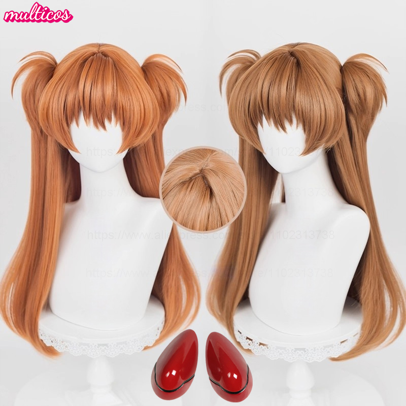 High Quality Anime EVA Asuka L - Anime Cosplay Orange Hair 评论和价格
