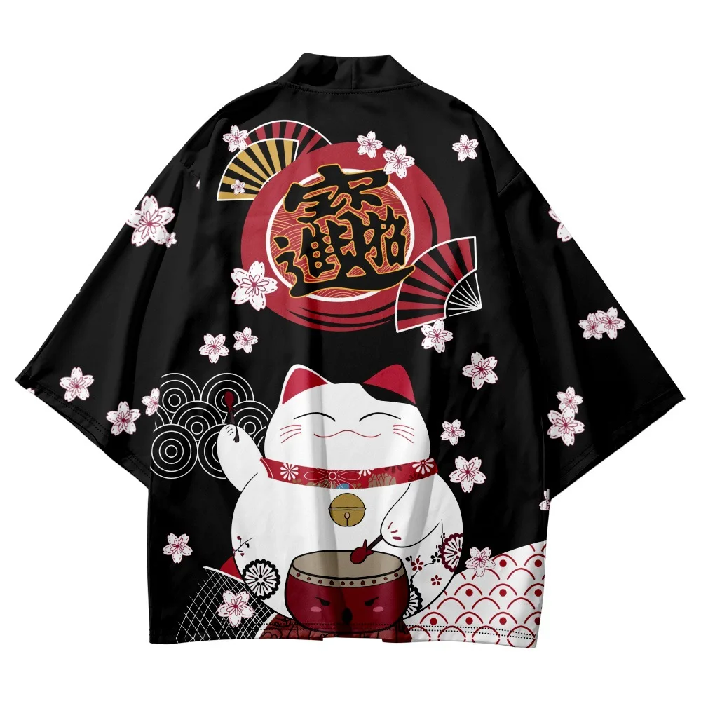 Japanese Cat Print Cosplay Hao - Asian Cosplay Anime 评论和价格