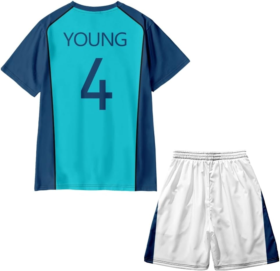 Isagi Yoichi T-Shirts Bachira  - Anime Cosplay Kostüm 评论和价格