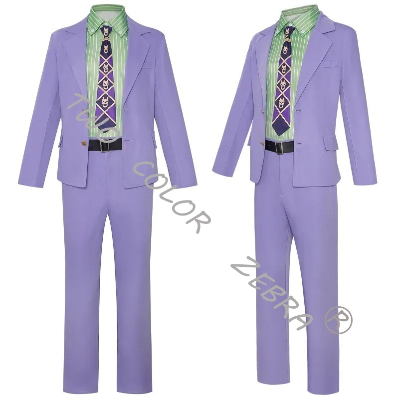 5PCS Kira Yoshikage Cosplay An - Anime Cosplay Kostüm 评论和价格