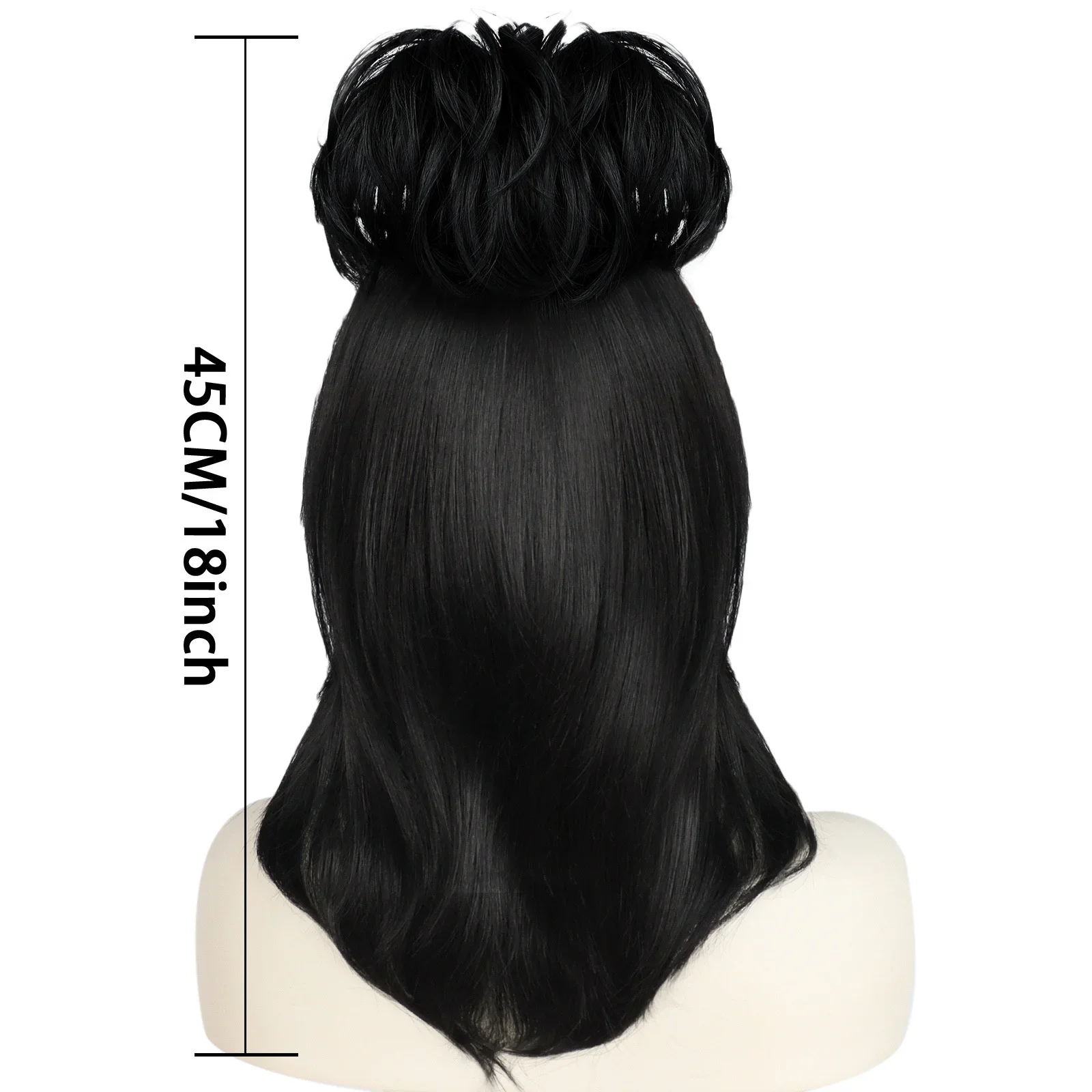 Lydia Deetz Cosplay Wig Bride  - Anime Cosplay Girl With Black Hair 评论和价格