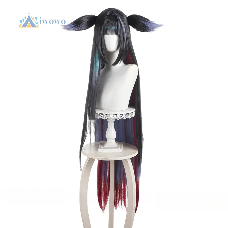 Arknights Mio Cosplay Wig Blac - Anime Cosplay Girl With Black Hair 评论和价格
