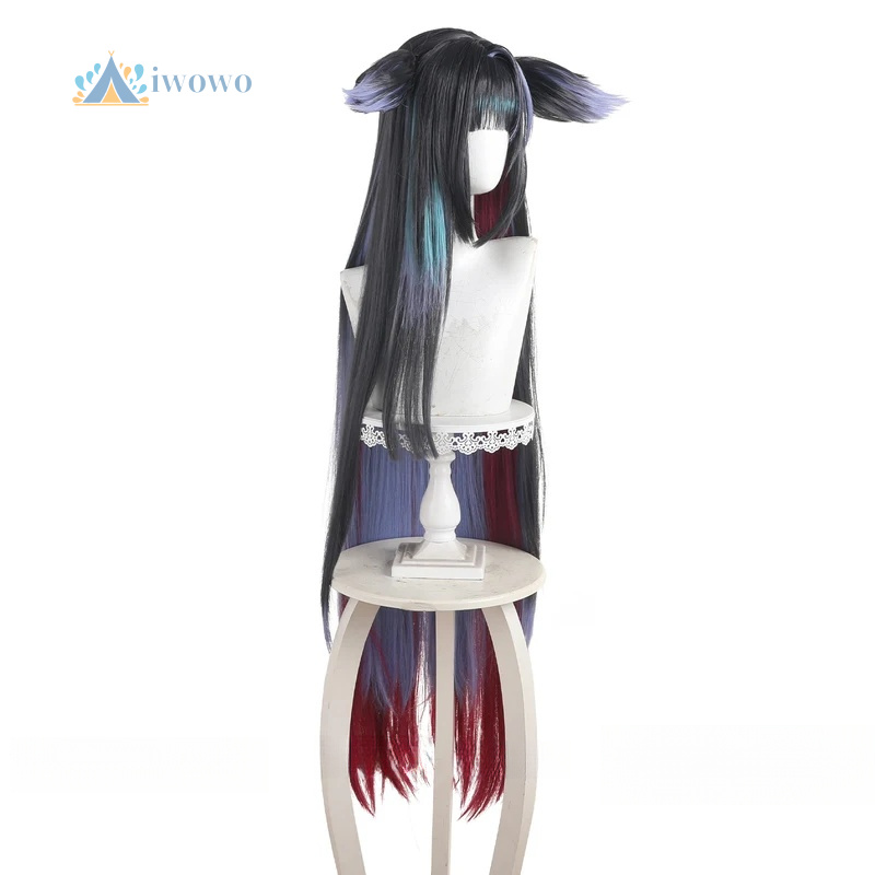 Arknights Mio Cosplay Wig Blac - Anime Cosplay Girl With Black Hair 评论和价格