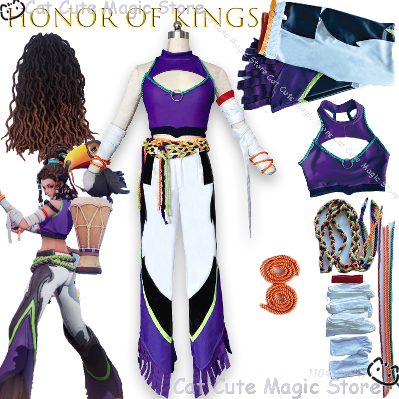 honor Of Kings Girlypop Mayene - Anime Cosplay Kostüm 评论和价格