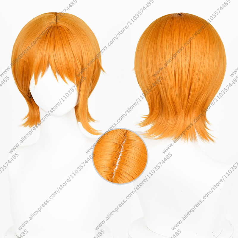 Anime Nami Cosplay Wigs 30cm O - Anime Cosplay Orange Hair 评论和价格
