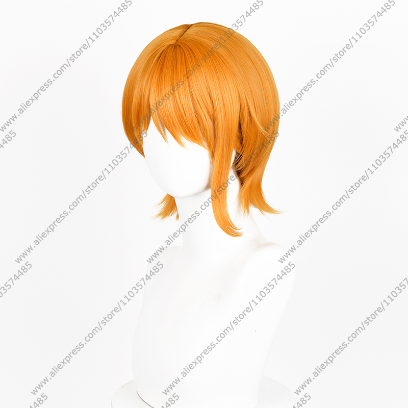 Anime Nami Cosplay Wigs 30cm O - Anime Cosplay Orange Hair 评论和价格